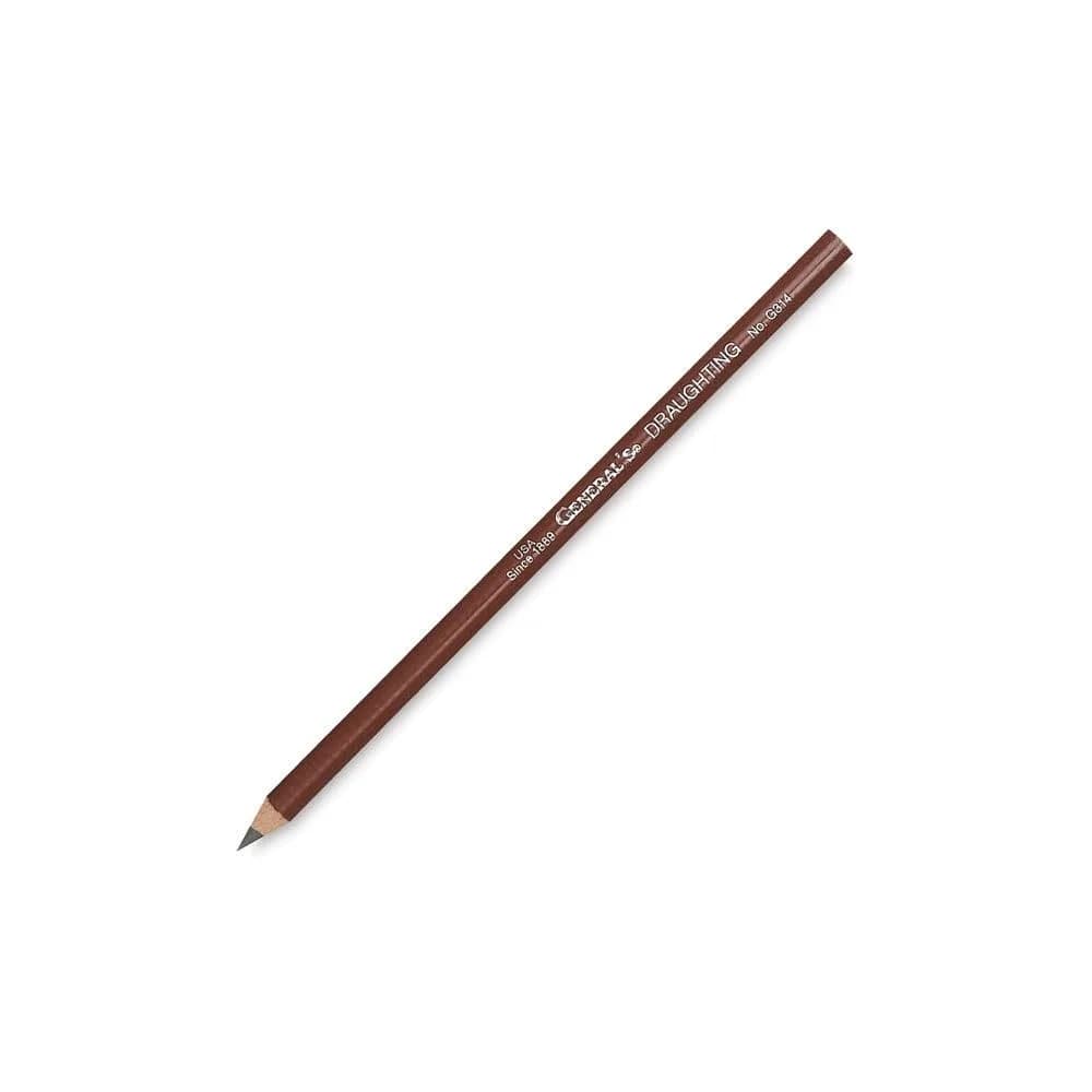 General's Draughting Pencils 2B Graphite 2 Count (Pack of 1) | Smooth Graphite for Consistent Line Width - main product image