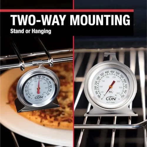 CDN ProAccurate High Heat Oven Thermometer POT750X | 50°C-400°C (150-750°F) | NSF Certified Stainless Steel thumbnail 6