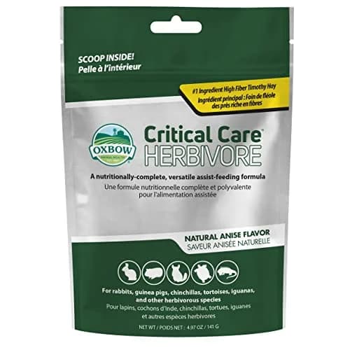 Oxbow Critical Care Herbivore Recovery Food for Rabbits & Guinea Pigs, 141g (4.97 oz) | Vet Formula for Digestive Health thumbnail 1