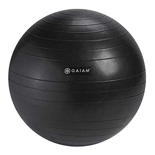 Gaiam Classic Chair Ball - Extra 52cm Balance Ball, Charcoal | 52cm (20.5in) Diameter thumbnail 1