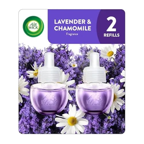 Air Wick Plug in Scented Oil Refill Lavender & Chamomile 2x0.38 Fl Oz (0.76 Fl Oz Total) | Infused with Natural Essential Oils thumbnail 1