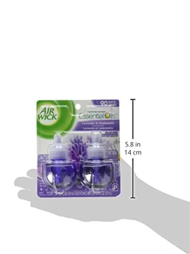 Air Wick Plug in Scented Oil Refill Lavender & Chamomile 2x0.38 Fl Oz (0.76 Fl Oz Total) | Infused with Natural Essential Oils thumbnail 3