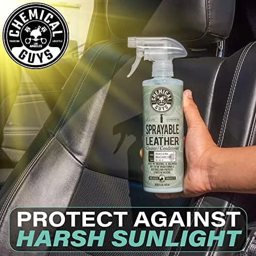 Chemical Guys Sprayable Leather Cleaner & Conditioner 473ml (16 Fl Oz) | Auto Interior & Furniture Care thumbnail 5