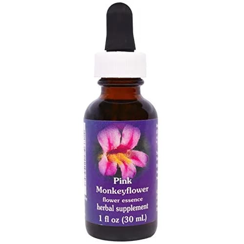 FLOWER ESSENCE SERVICES Pink Monkeyflower Dropper 1 Oz | Flower Remedy for Alternative Medicine thumbnail 1