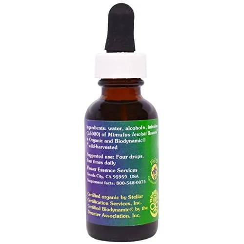 FLOWER ESSENCE SERVICES Pink Monkeyflower Dropper 1 Oz | Flower Remedy for Alternative Medicine thumbnail 2