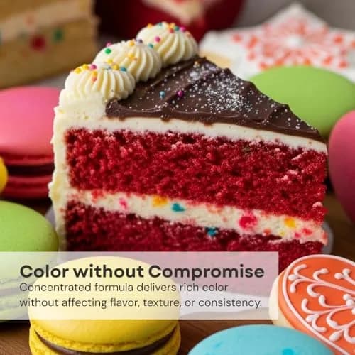 Chefmaster Lemon Yellow Liqua-Gel Food Coloring | Vibrant, Fade-Resistant | 10.5 oz | Made in USA thumbnail 5