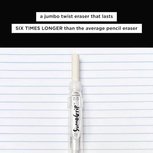 Sakura SumoGrip Ergonomic Mechanical Pencil 0.7 mm Gray | Comfortable Grip for Writing thumbnail 4