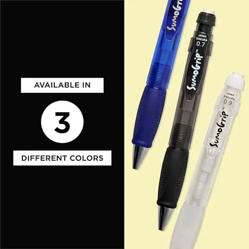 Sakura SumoGrip Ergonomic Mechanical Pencil 0.7 mm Gray | Comfortable Grip for Writing thumbnail 6