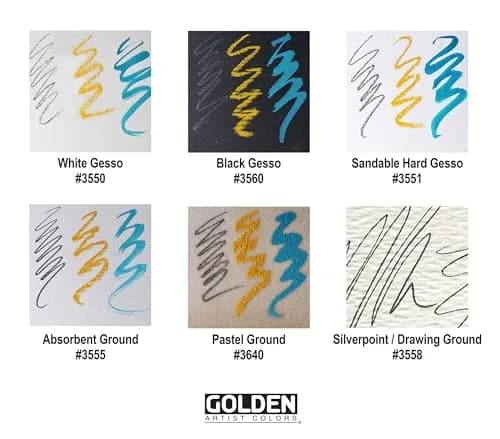 GOLDEN Absorbent Ground, 8 fl. oz. Jar | Porous Acrylic Medium for Artists thumbnail 5