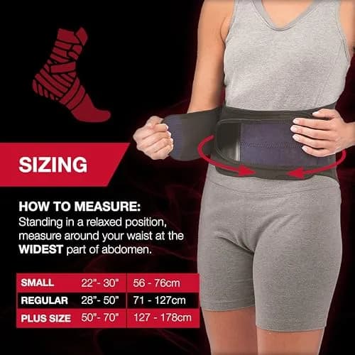 MUELLER Lumbar Back Brace Plus Size | Adjustable Support for Back Pain Relief thumbnail 4