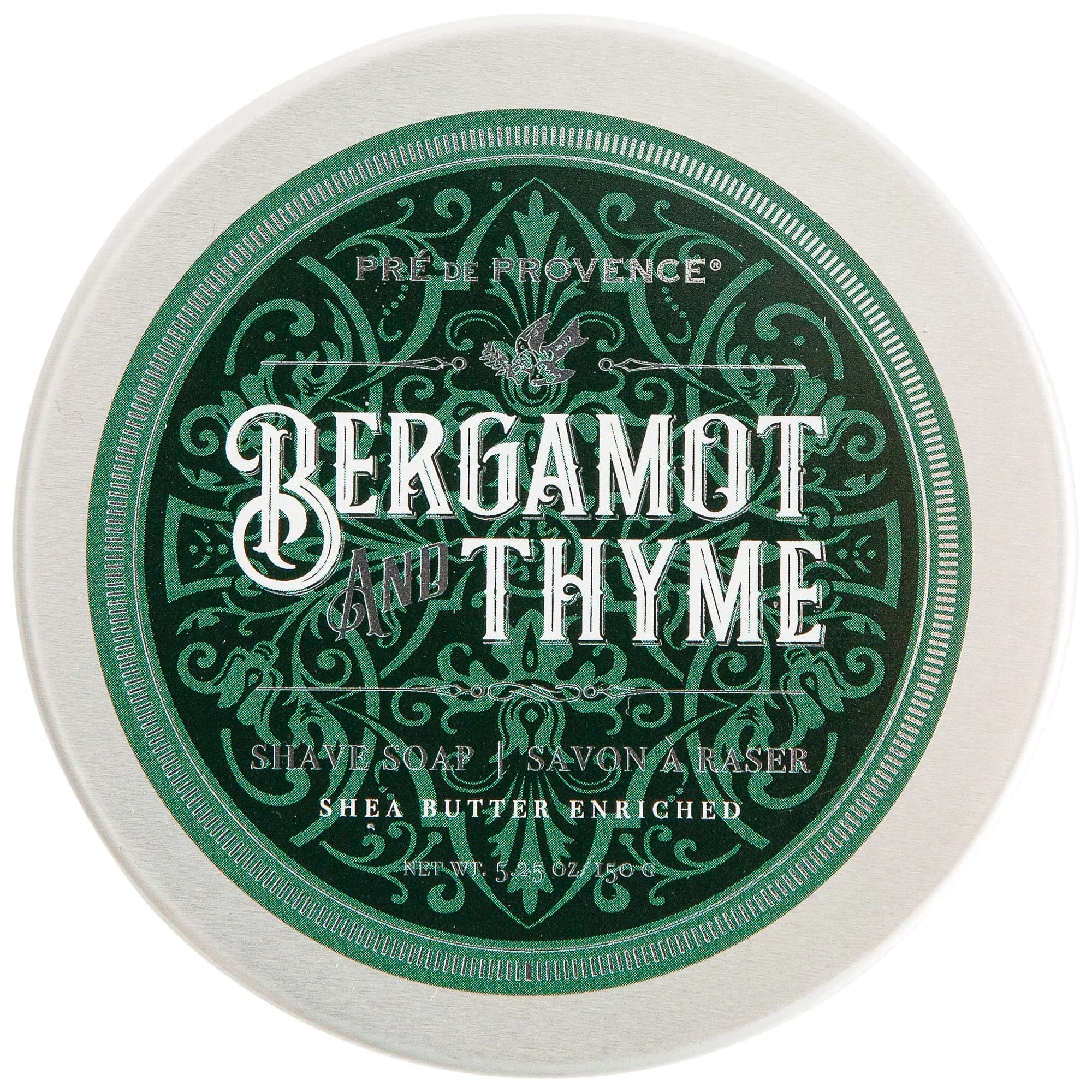 Pre de Provence Shea Butter Enriched Men's After Shave Balm Bergamot & Thyme 75ml (2.5 Ounce) | Soothes and Hydrates Post-Shave — Soap / 5.3 Fl Oz