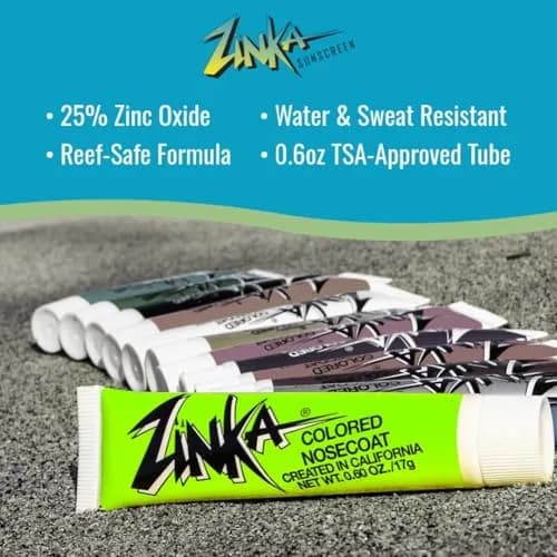 Zinka Colored Zinc Oxide Sunblock Stick 15ml (0.5 Fl Oz) | High Zinc Formula for Face & Nose thumbnail 2