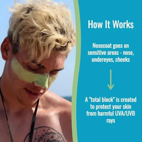 Zinka Colored Zinc Oxide Sunblock Stick 15ml (0.5 Fl Oz) | High Zinc Formula for Face & Nose thumbnail 3