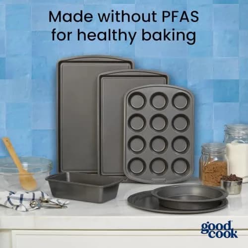 GoodCook 3-Piece Nonstick Baking Sheet Set | Heavy Gauge Steel, Even Heat, Dishwasher Safe thumbnail 8