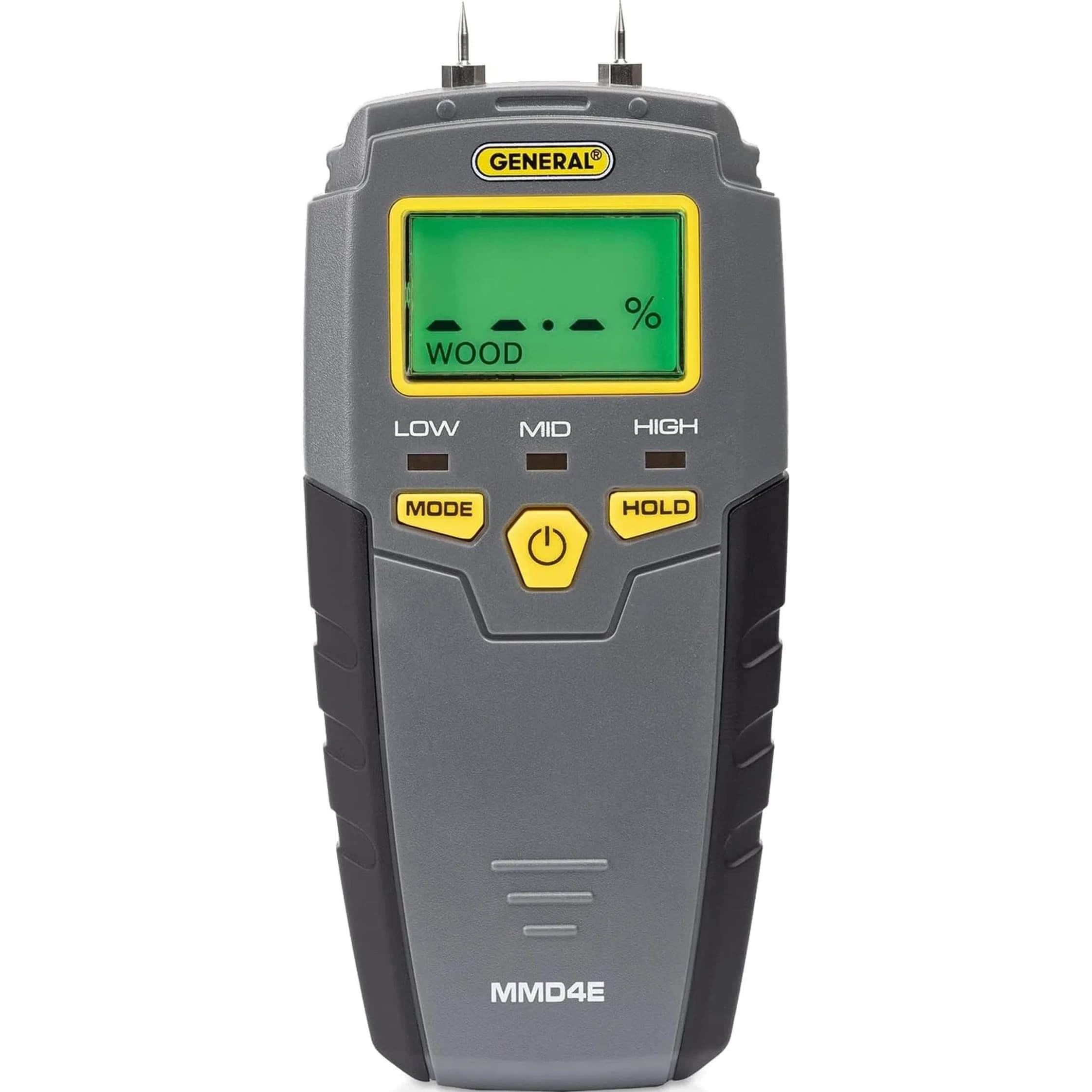 General Tools MMD4E Moisture Meter | 5-50% Wood, 1.5-33% Drywall Range - main product image