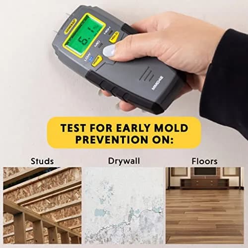 General Tools MMD4E Moisture Meter | 5-50% Wood, 1.5-33% Drywall Range thumbnail 2