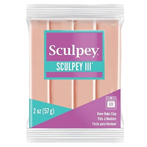 Sculpey III Polymer Oven-Bake Clay, Beige, 57g (2 oz) | Non-Toxic & ASTM Certified for Kids & Adults thumbnail 1