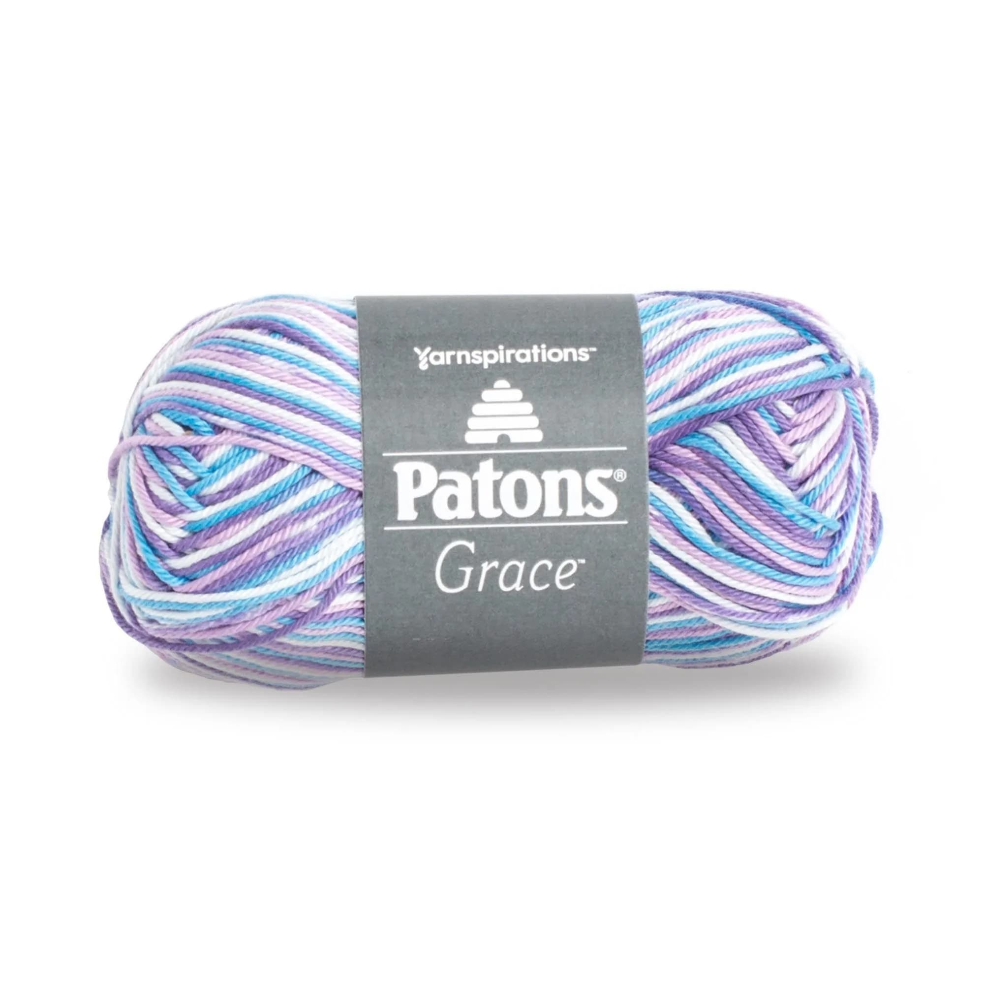 Patons Grace Yarn 1.75 oz Cardinal | Mercerized Cotton for Knitting & Crochet — ('Lavender')