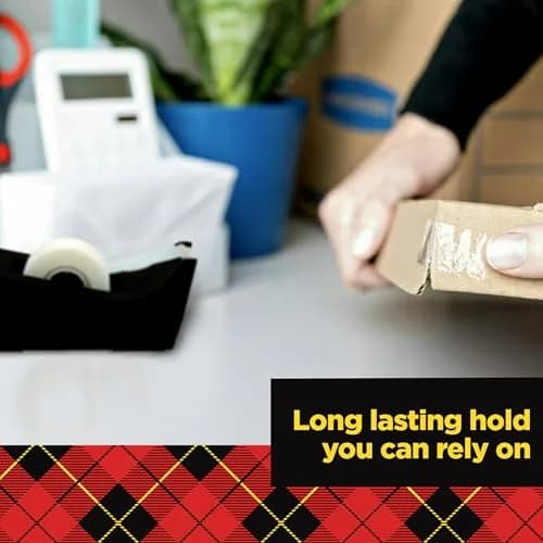 Scotch Transparent Tape with C60 Desktop Dispenser, 3/4 x 1000 Inches | Classic Glossy Finish, 12 Rolls + Dispenser thumbnail 6