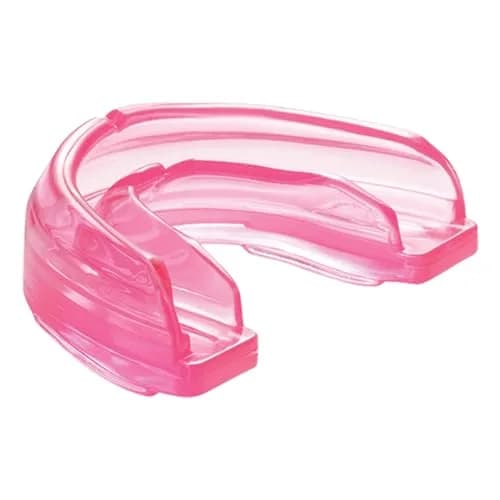 Shock Doctor Braces Mouth Guard for Upper Teeth Protection, Youth & Adult Sizes (Pink) thumbnail 1