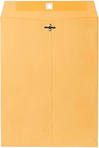 Mead Clasp Envelopes 10" x 13" (25cm x 33cm) | Brown Kraft Paper, 15 Count Pack thumbnail 3