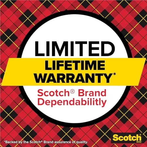Scotch 7" Precision Scissors, Grey/Red Handle | Sharp Stainless Steel Blades for Everyday Use thumbnail 3