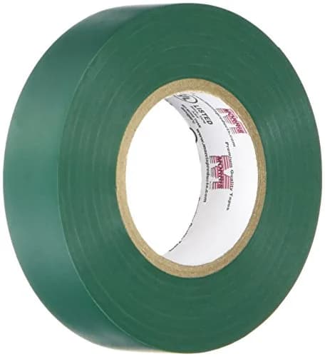Morris Vinyl Electrical Tape 66' Green | 7 Mil PVC, 3/4" Wide, 1-Pack thumbnail 1