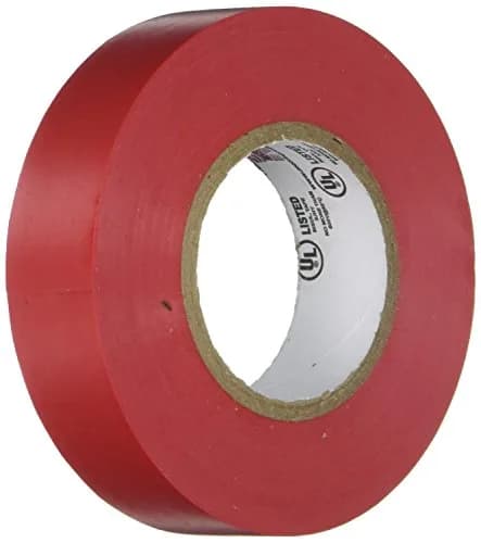 Morris 60010 Red Vinyl Plastic Electrical Tape | 7 mil, PVC, 66' Length, 3/4" Width thumbnail 1