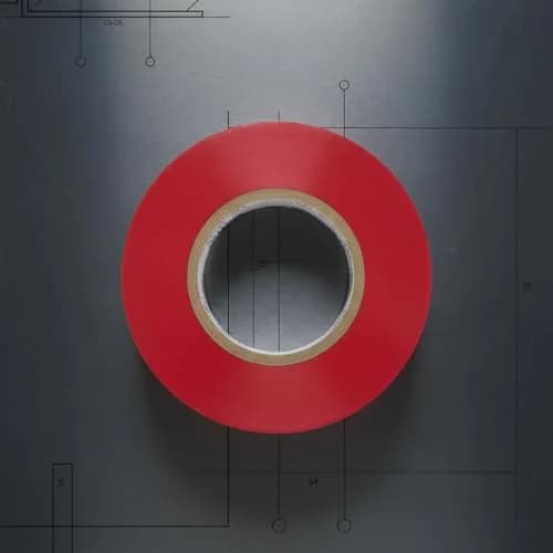 Morris 60010 Red Vinyl Plastic Electrical Tape | 7 mil, PVC, 66' Length, 3/4" Width thumbnail 2