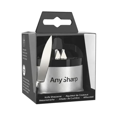 AnySharp Knife Sharpener Silver | Hands-Free, Easy to Use, Versatile thumbnail 6
