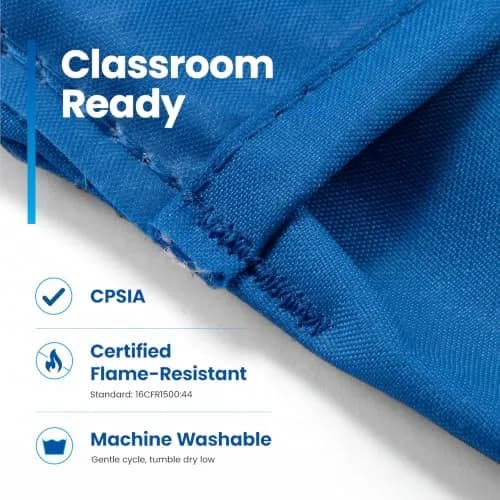 Seat Sack Student Chair Storage Pocket - 15" | Durable Classroom Organizer for Student Desks thumbnail 6