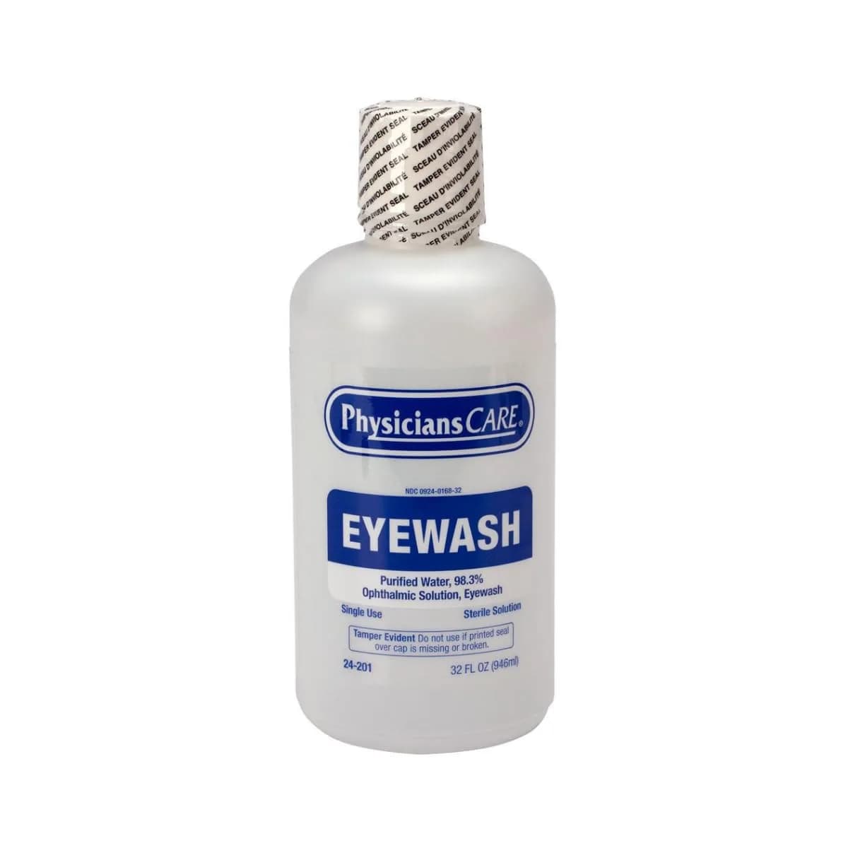 PhysiciansCare Eye Wash Solution 32oz | Sterile Buffered Isotonic Eye Rinse for Relief