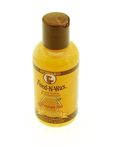 Howard Feed-N-Wax Beeswax Wood Polish & Conditioner 140g (4.7 Fl Oz) | Enhances Natural Grain & Protects Wood thumbnail 1