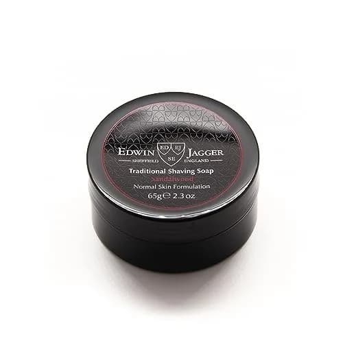 Edwin Jagger Sandalwood Shaving Soap 65g | Natural, Travel-Friendly, Paraben-Free thumbnail 3