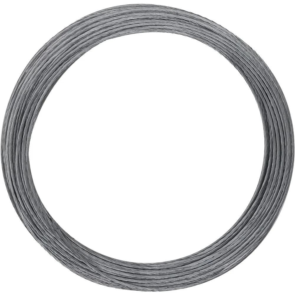 National Hardware Galvanized Guy Wire 20 Ga x 100' (0.61 mm x 30.48 m) | 6 Strand Steel for Antenna Bracing - main product image