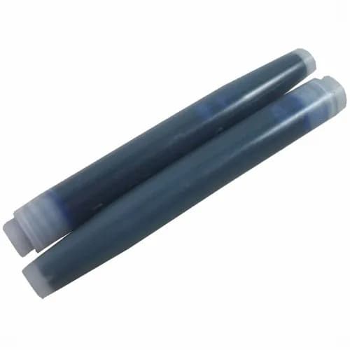 Platinum Blue Black Fountain Pen Ink Cartridges 1.2cc (Pack of 10) | Smooth Ink Flow for Students & Professionals thumbnail 2