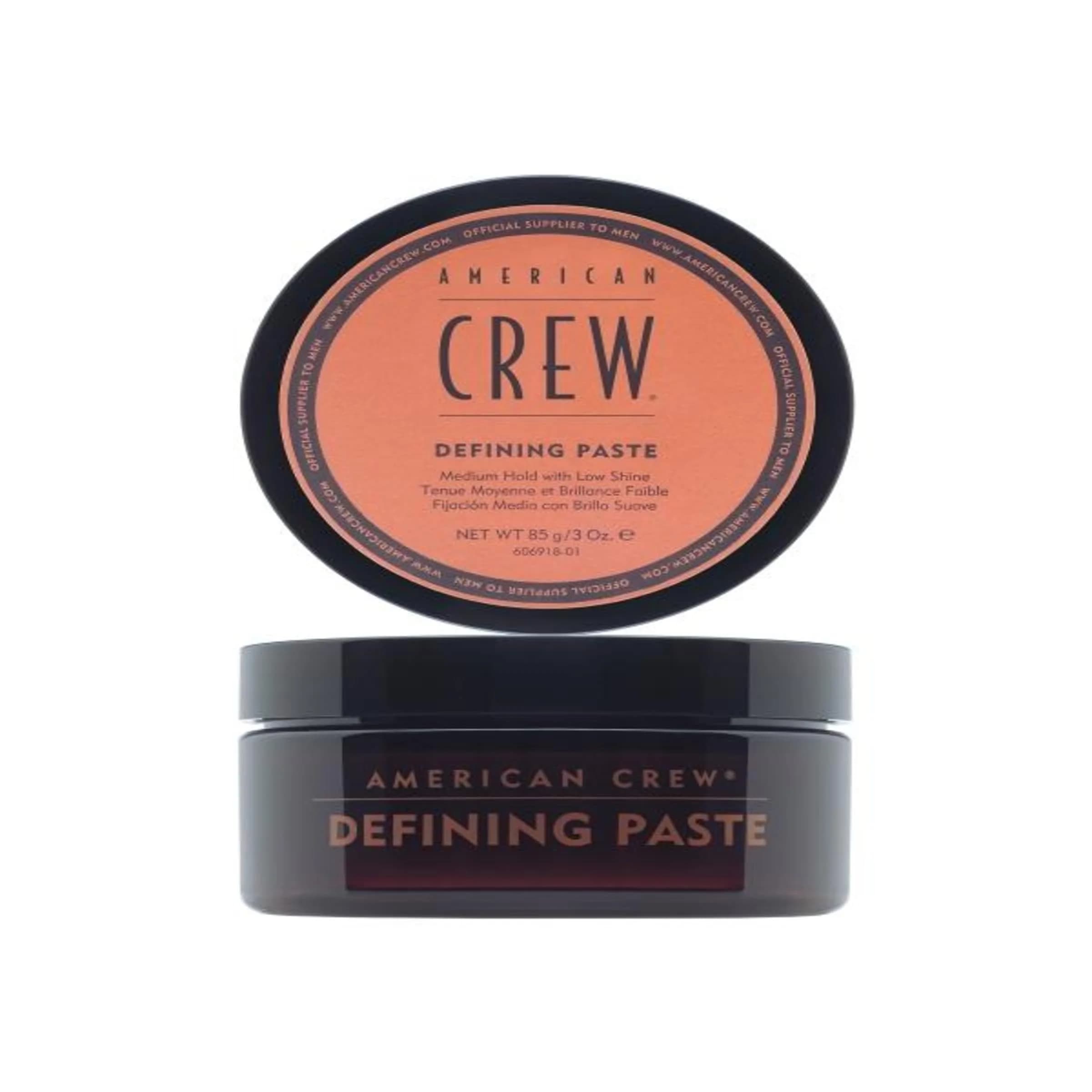 American Crew Men's Defining Paste Hair Styling Gel 85 g (3 Oz) | Medium Hold, Low Shine, Natural Finish - main product image