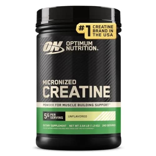 Optimum Nutrition Micronized Creatine Monohydrate Powder 240 Servings (1.2 kg) | Supports Strength & Recovery thumbnail 1
