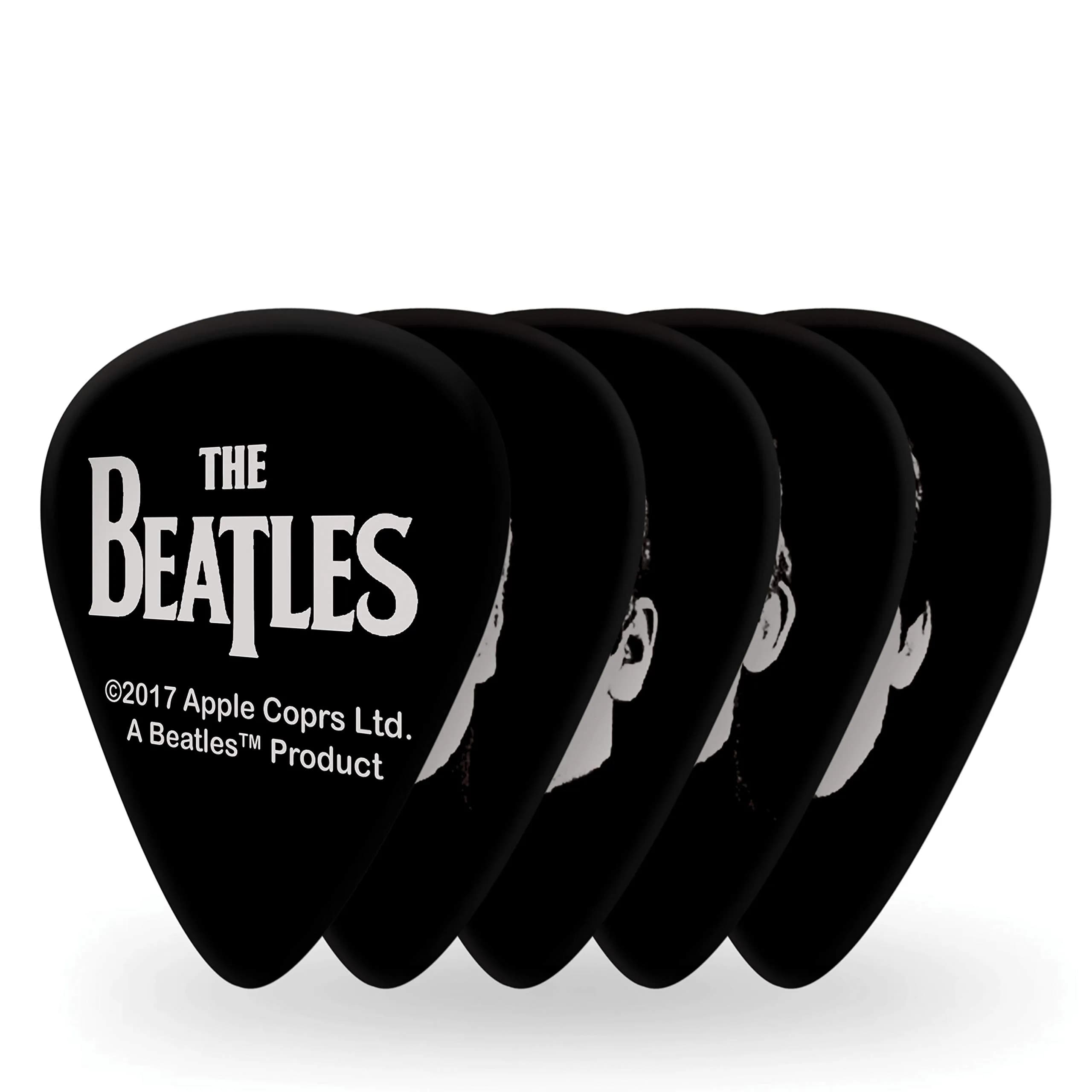 D'Addario Beatles Guitar Picks Meet the Beatles Heavy, Tin | Collectible Iconic Album Art, Heavy Gauge