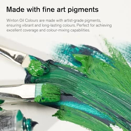 Winsor & Newton Winton Oil Color Paint Starter Set, 10 x 37ml Tubes (370ml Total) | Artist Grade Pigmentation thumbnail 5