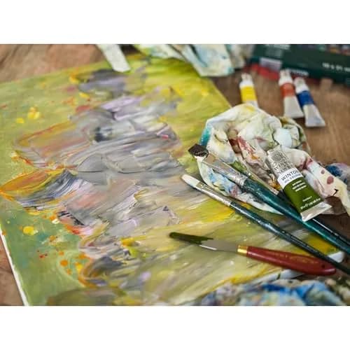 Winsor & Newton Winton Oil Color Paint Starter Set, 10 x 37ml Tubes (370ml Total) | Artist Grade Pigmentation thumbnail 2