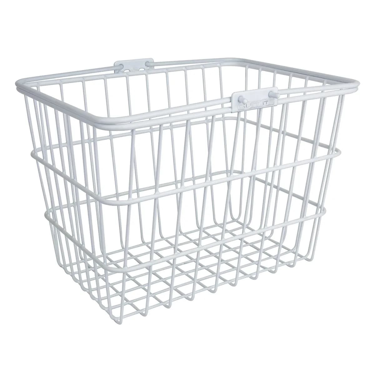 Sunlite Standard Wire Lift-Off Basket - White, Durable Powder-Coated Cycling Storage
