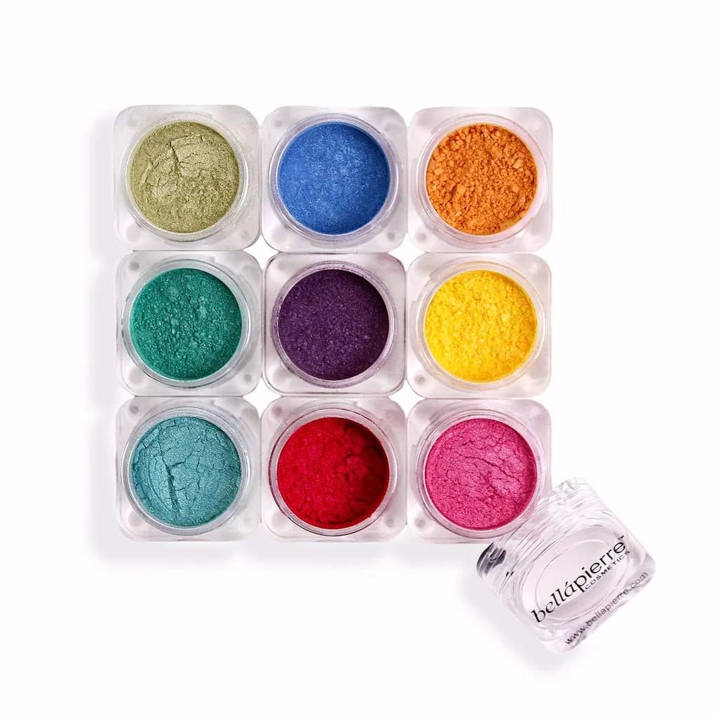 bellapierre Shimmer Powder 9 Stack | Fabulous 0.56 oz (15.8 g) | Vegan & Cruelty-Free Eye Makeup — Iris