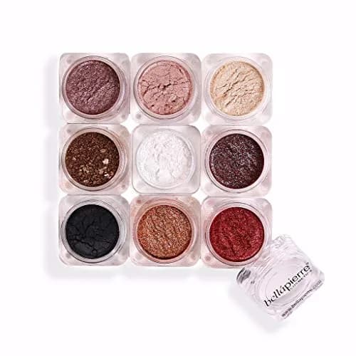 bellapierre Shimmer Powder 9 Stack | Paraben Free Eyeshadow | Vegan & Cruelty Free Eye Makeup - 9 Count | 15.7 g (0.555 oz) thumbnail 1