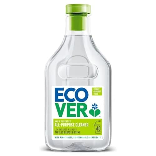 Ecover All Purpose Cleaner 1L | Biodegradable, Lemon Scent, Recycled Bottle thumbnail 1