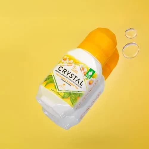 Crystal Essence Mineral Deodorant Roll-On Chamomile & Green Tea 6.75 Fl Oz (200ml) | 24-Hour Odor Protection thumbnail 4