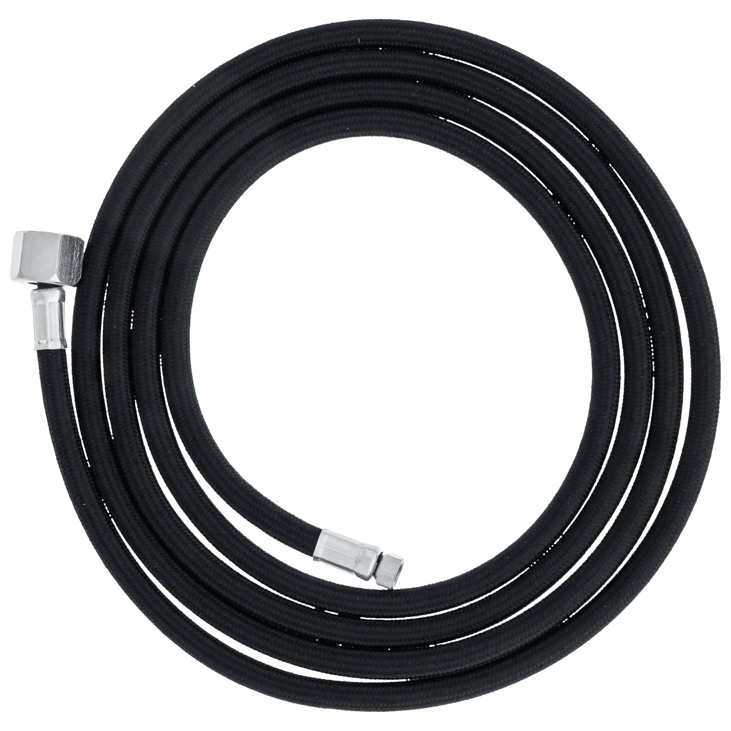 Master Airbrush 6 Foot Braided Airbrush Hose | Nylon Braided, 1/4" NPT Paasche Female to 1/4" BSP Female Fittings