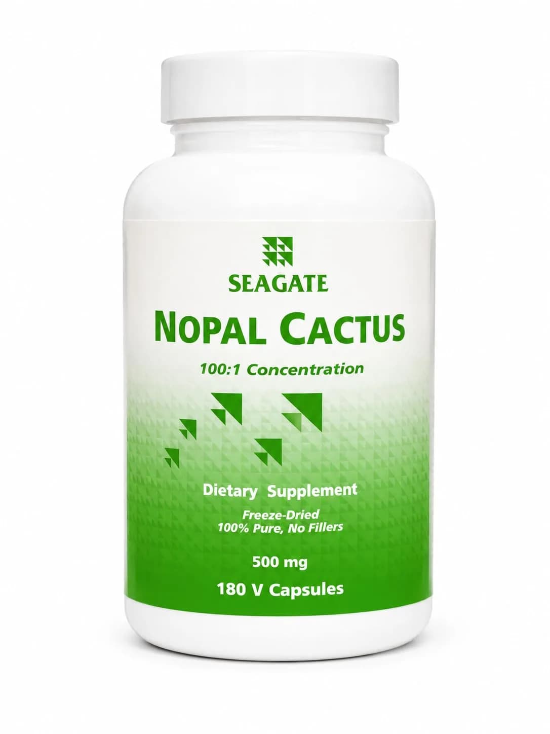 Seagate Herbal Supplement Nopal Cactus 500 mg | Natural Fiber & Appetite Control (110 chars) - main product image