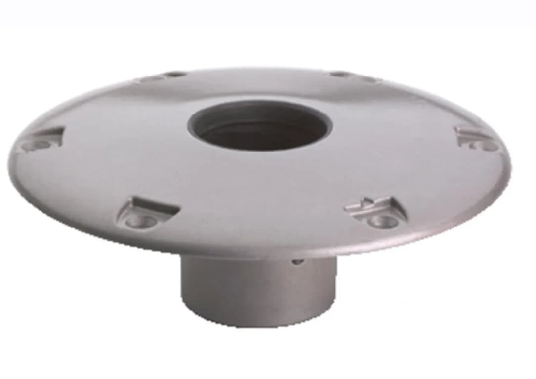 attwood 238 Series Socket Base Aluminum 9" Round | Interchangeable, Corrosion-Resistant - main product image