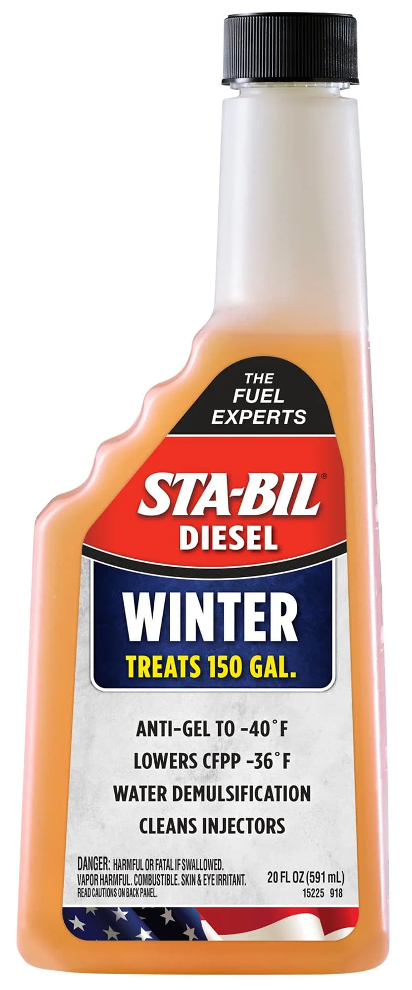 STA-BIL Diesel Winter Anti-Gel Fuel Treatment 20 fl. oz | Prevents Fuel Gelling to -40°F - main product image